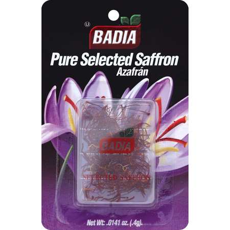BADIA Saffron Spanish .014 oz., PK192 80055